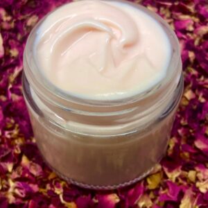 Rose water facial cream with hyaluronic Acid