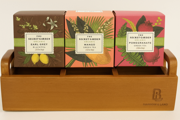 The Secret Garden Teas with Bamboo Storage Box