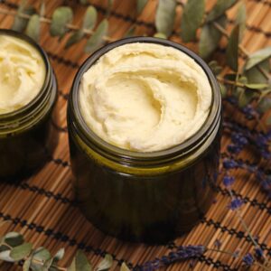 Rose infused whipped shea butter